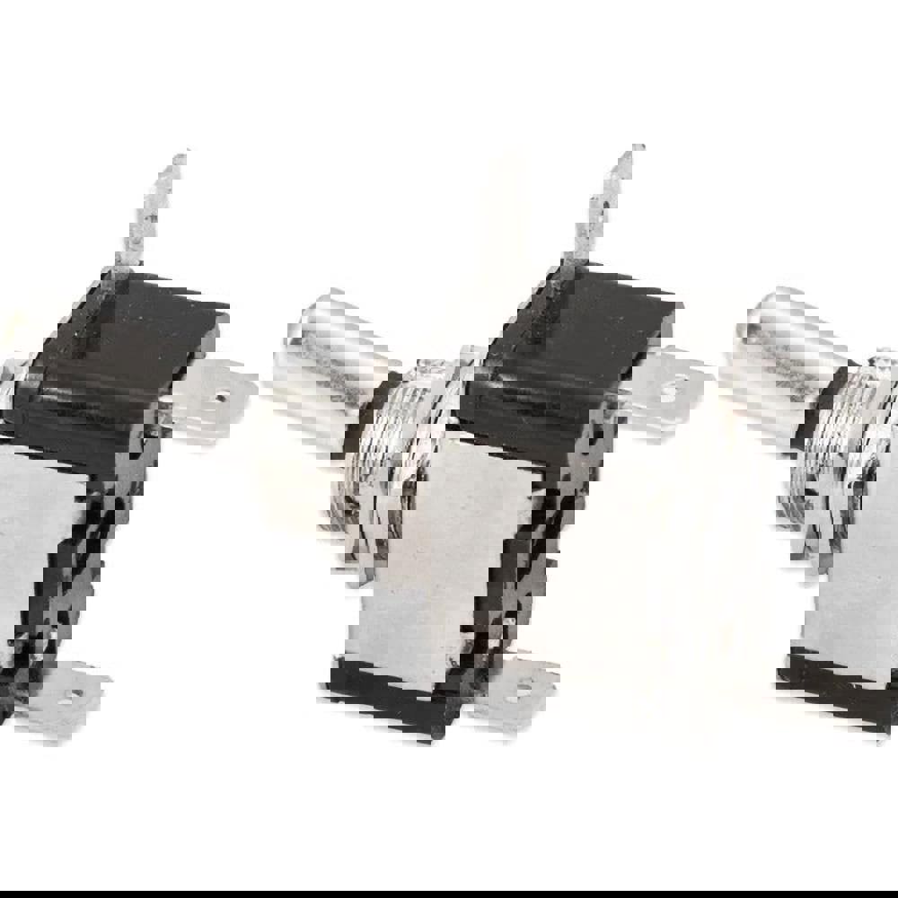 Automotive Switches; Switch Type: Starter ; Number Of Connections: 2 ; Sequence: On-Off ; Amperage: 25 ; Voltage: 12 ; Color: Silver